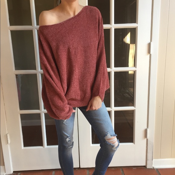 Sweaters - LAST ITEM▫️Ginger Chenille Dolman